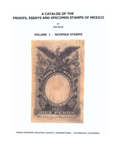 Cover of the book A Catalog of Proofs, Essays and Specimen Stamps of Mexico